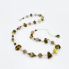 golden honey quartz with assorted crystals and gemstone beads short choker style necklace