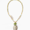 big pendant crazy lace agate stone statement necklace