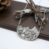 view of vancouver handmade reticulation silver necklace made in canada