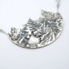 view of vancouver handmade reticulation silver necklace made in canada