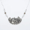 view of vancouver handmade reticulation silver necklace made in canada