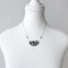 view of vancouver handmade reticulation silver necklace made in canada