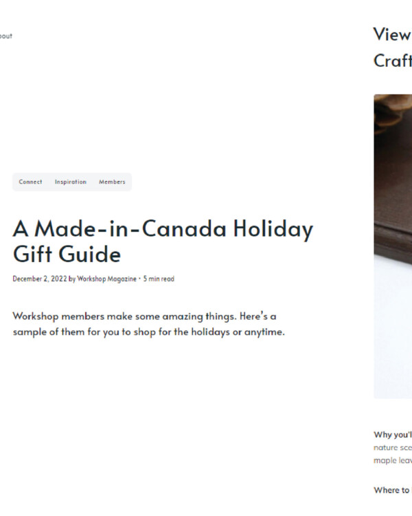 made in canada holiday gift guide