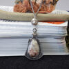 potion of euphoria pendant necklace with crazy lace agate gemstone