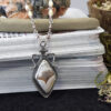 potion of joy pendant necklace with crazy lace agate gemstone