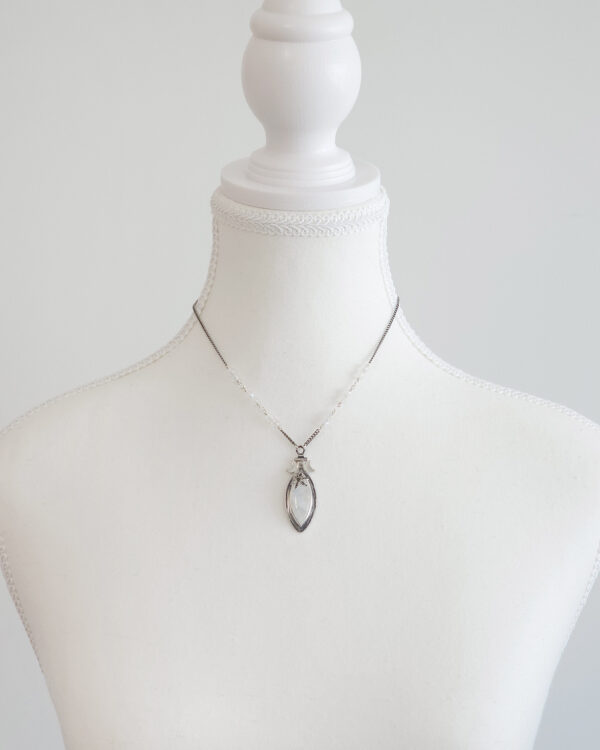 potion of wisdom pendant necklace with moonstone